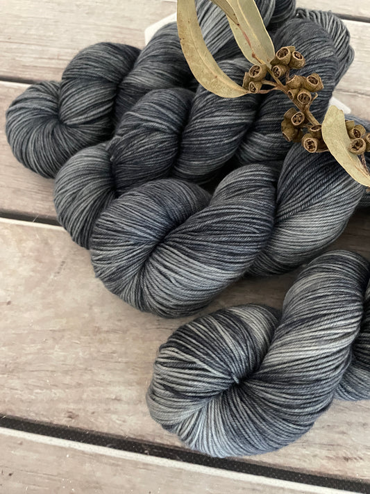 Mays Grey - Darjeeling 4 ply sock yarn in merino and nylon