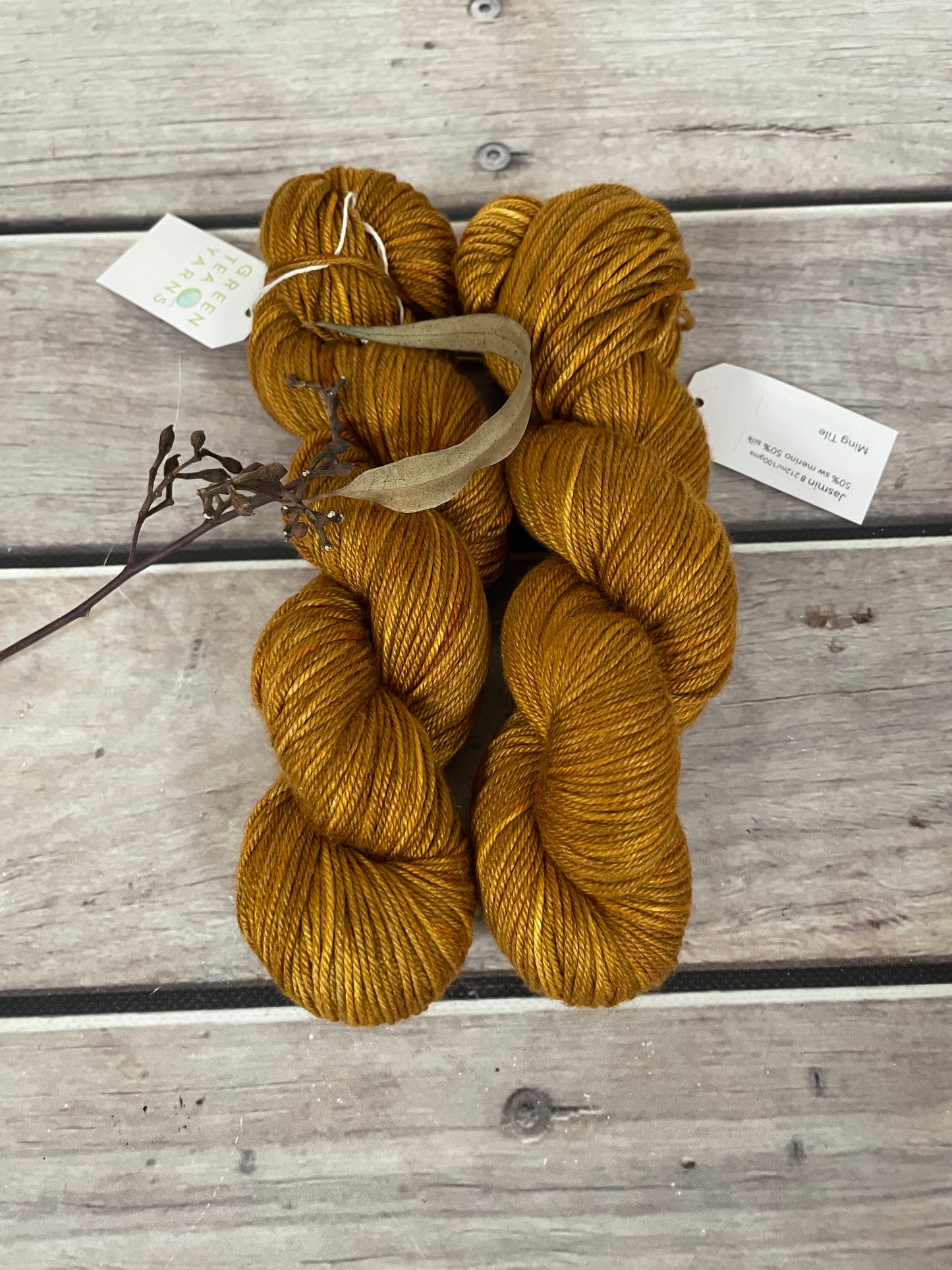 Ming Tile - merino/silk - Jasmin DK