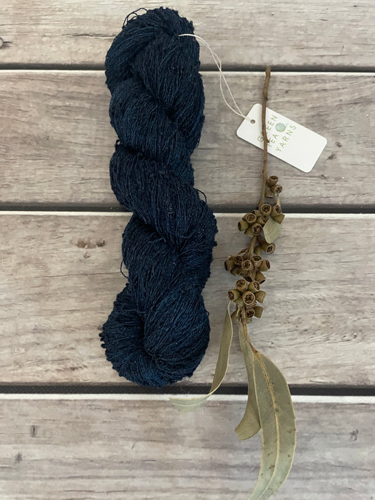 Midnight - alpaca, silk, merino and stellina - Jin Hou - 2 ply