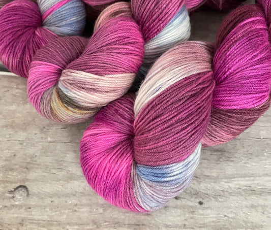 Favourite Rug ooak - 4 ply merino/ nylon sock yarn- Darjeeling