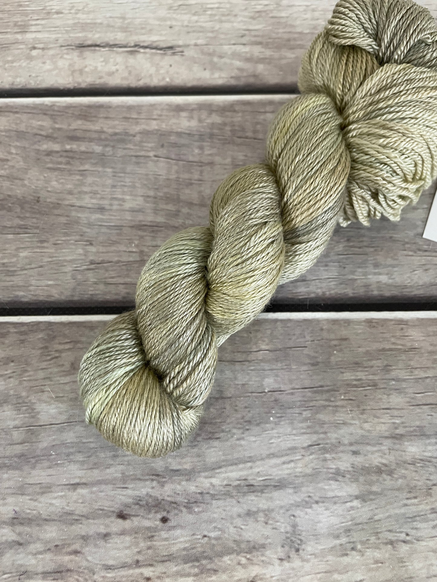 Old Gold - merino/silk 4 ply - White Cloud f