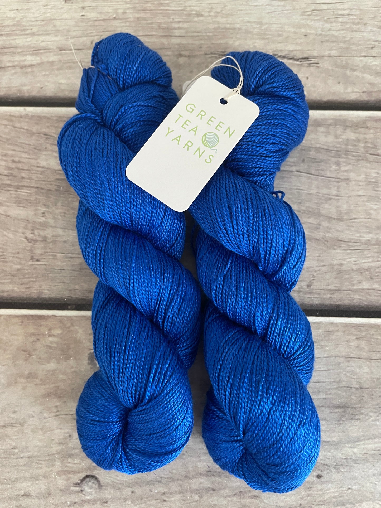 Electric Blue - 4 ply silk - Ginseng f