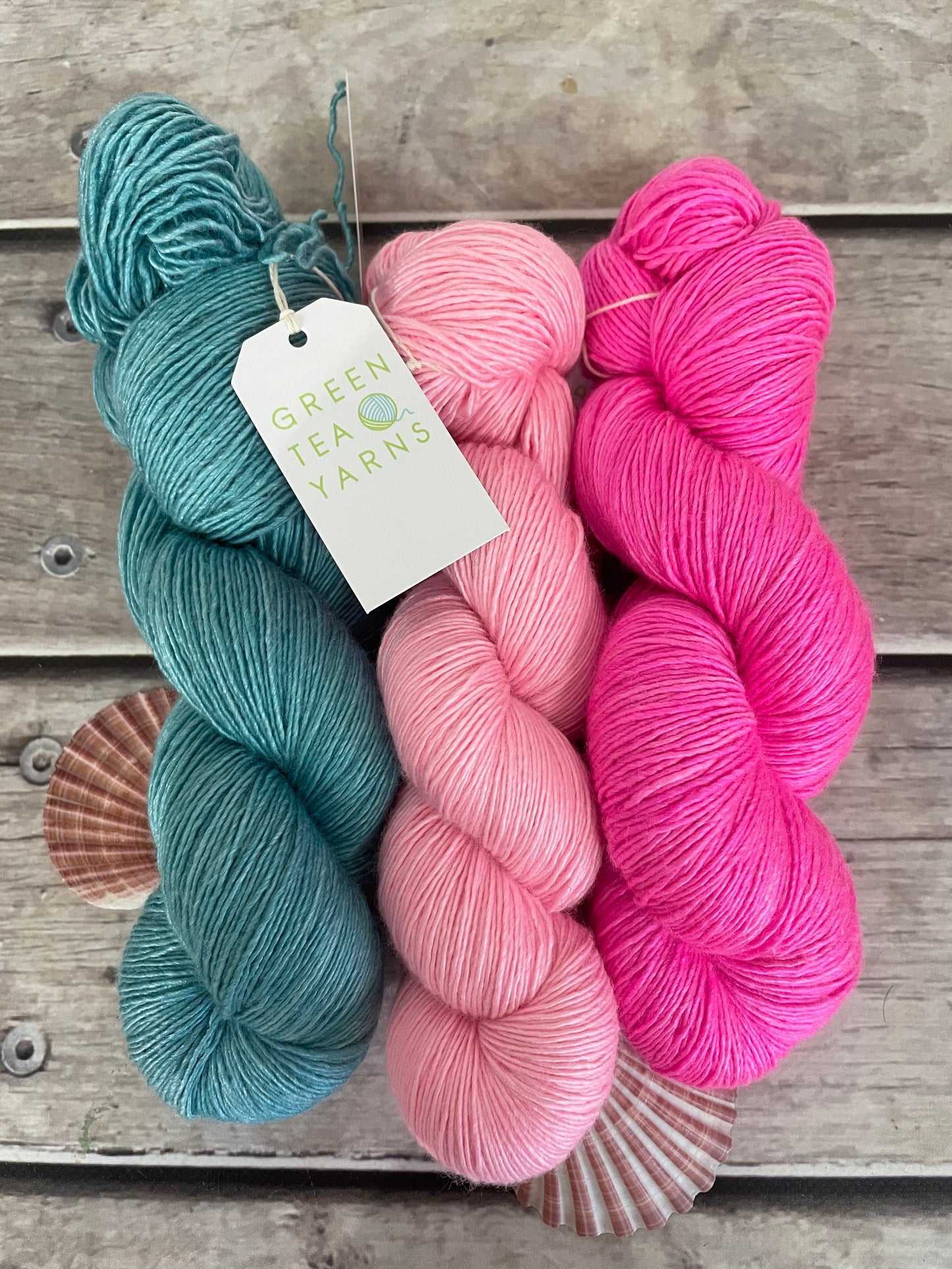 Enchanted Blossoms - Merino and silk 4 ply singles - Osmanthus