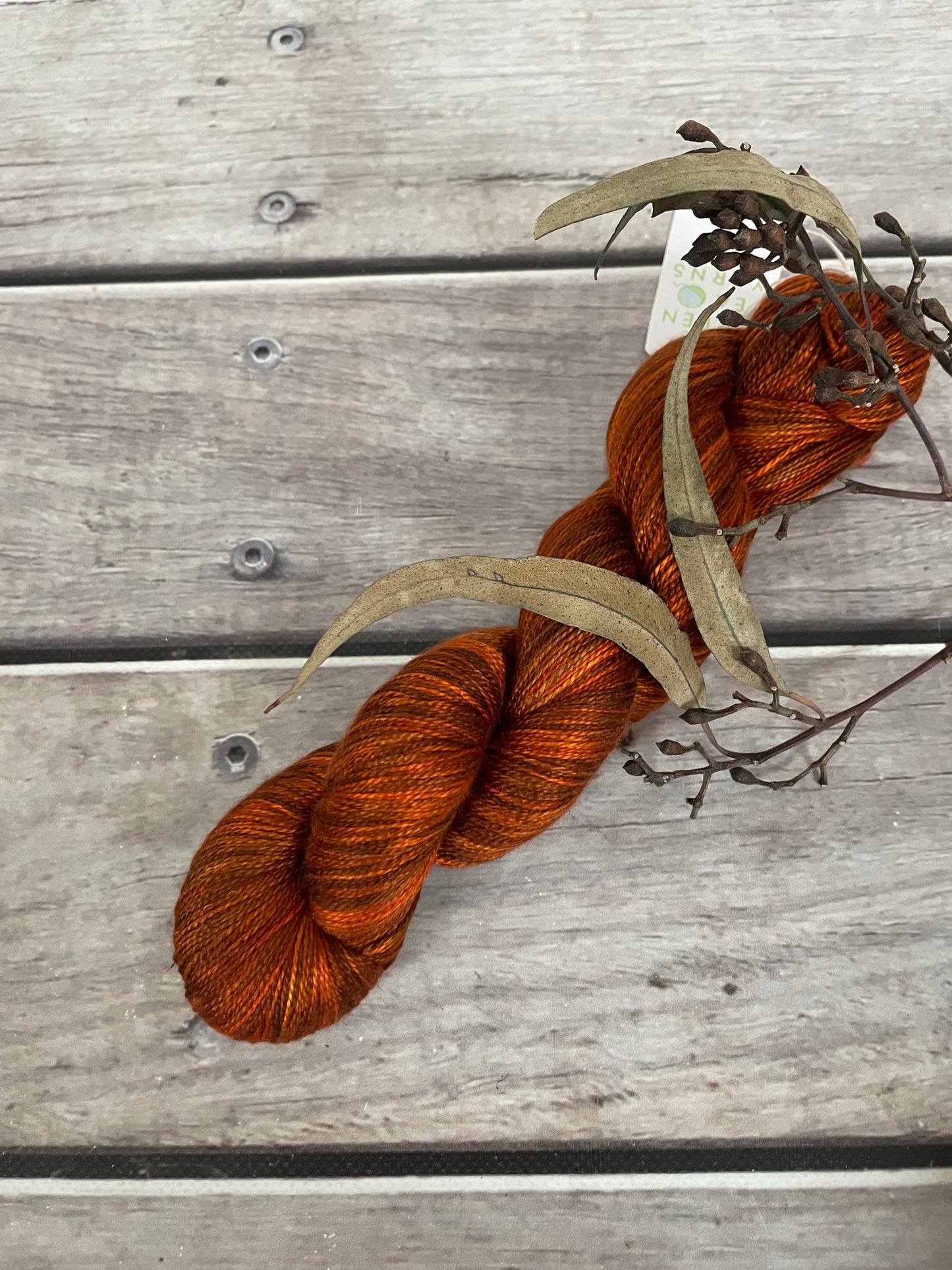 Woodend - 3 ply pure silk yarn - Ginseng hl