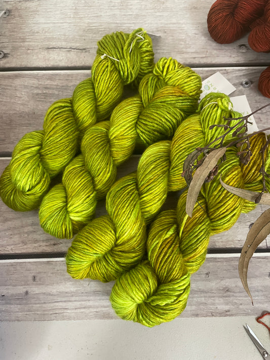 March colour of the Month - Dyed to order - Radio Green
