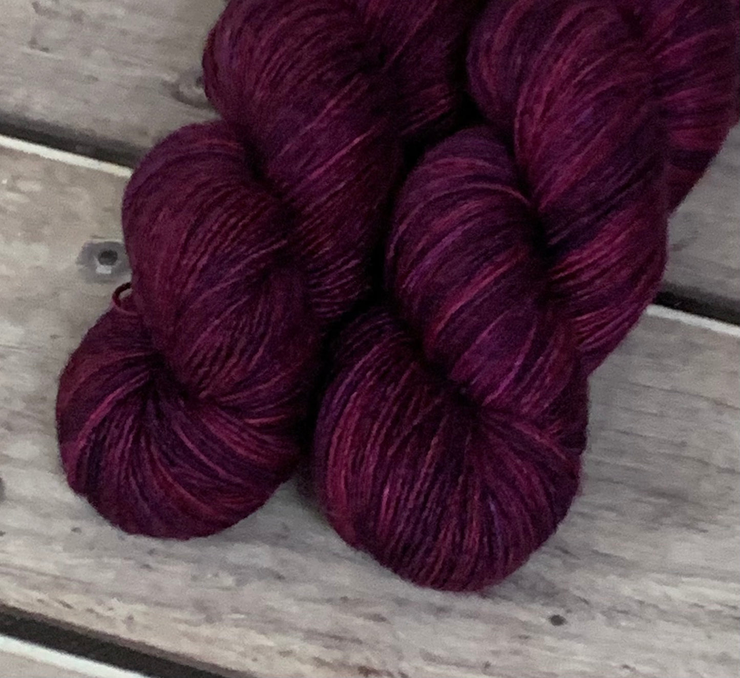 Wild Orchid - Merino and silk 4 ply single -Osmanthus