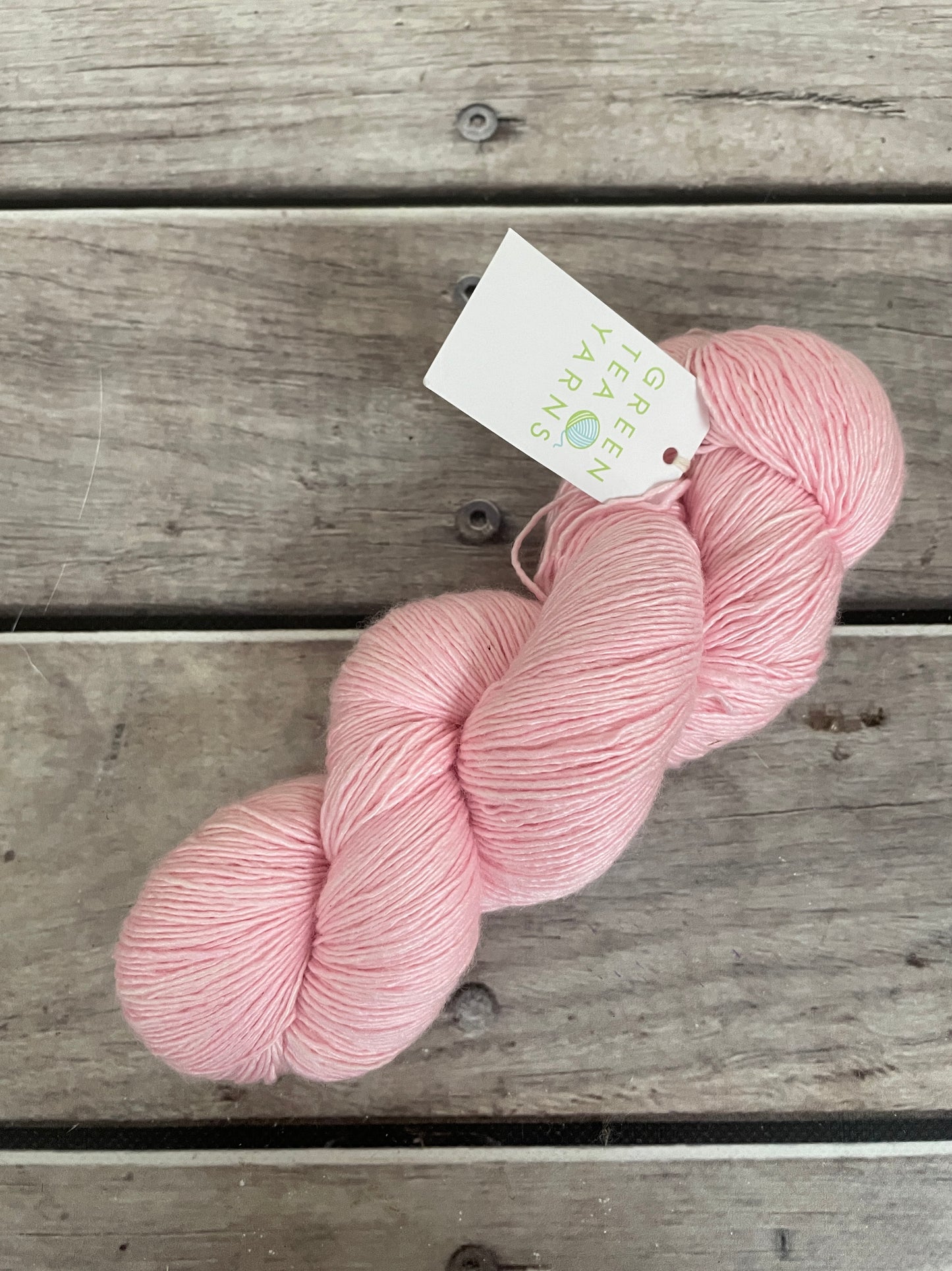 China Doll - 4 ply in Mulberry silk and Merino singles yarn - Osmanthus