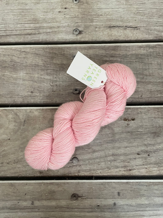 China Doll - 4 ply in Mulberry silk and Merino singles yarn - Osmanthus