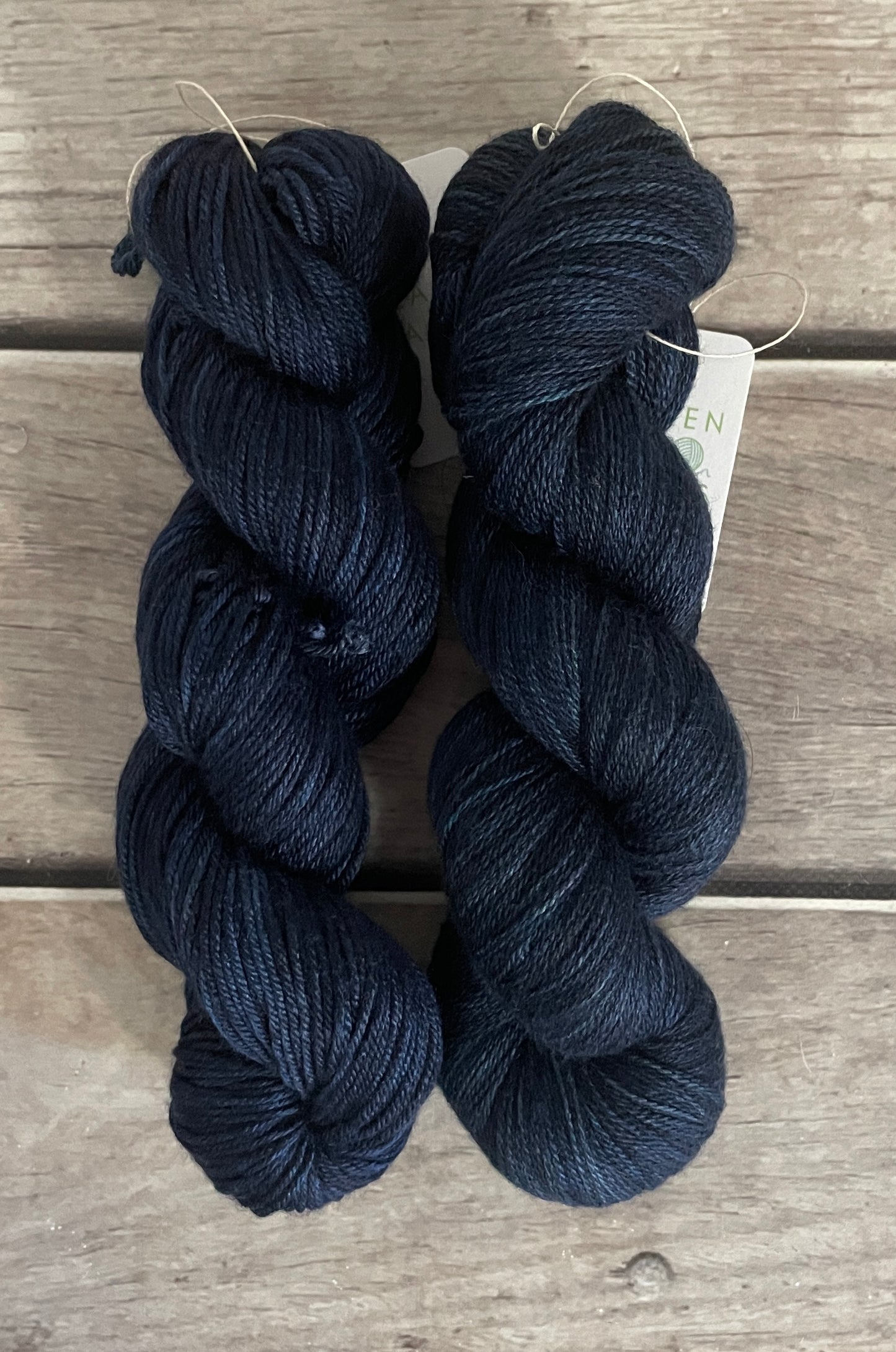 Midnight - 2 ply Silk and Merino - Sencha