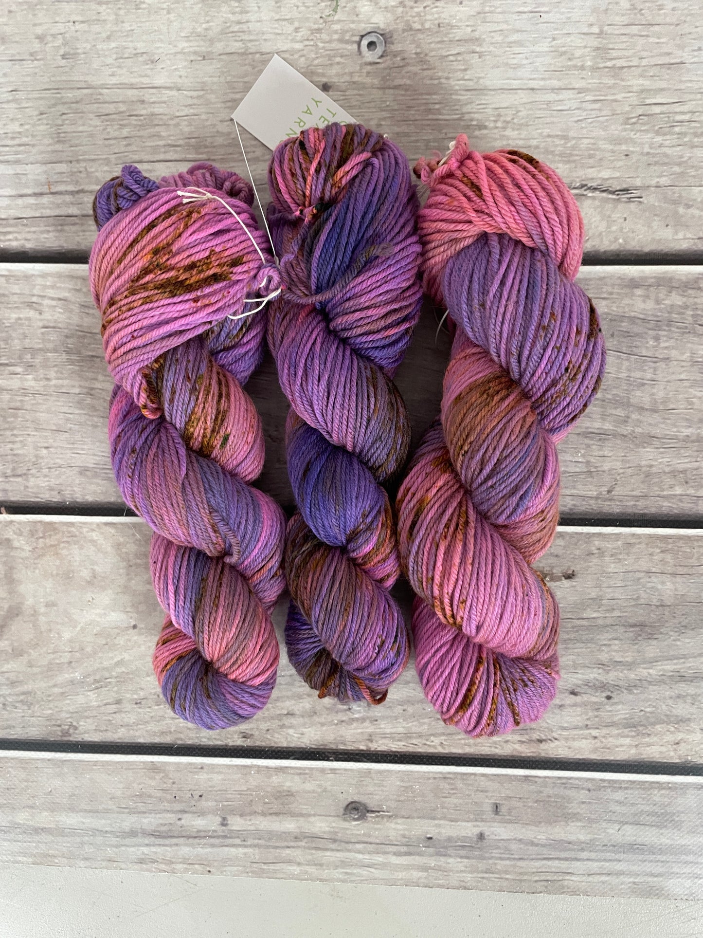 Granny's Cloak Moth #1 - Darjeeling DK sock yarn - 8 ply