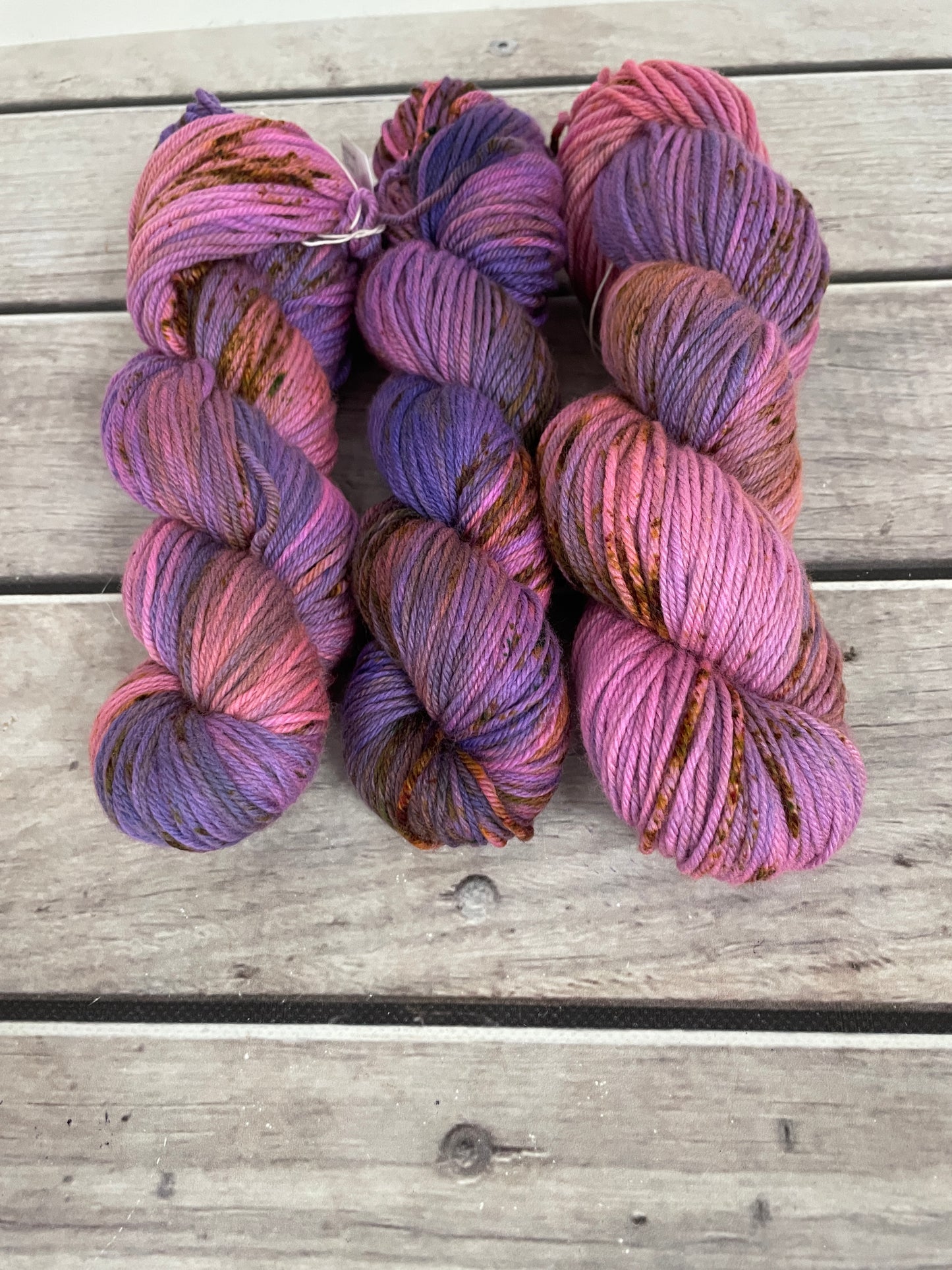 Granny's Cloak Moth #1 - Darjeeling DK sock yarn - 8 ply