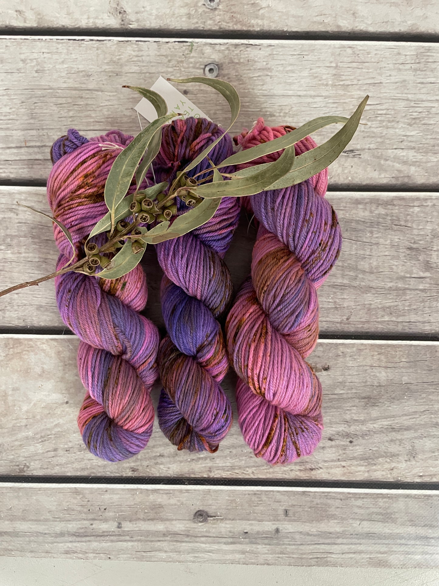 Granny's Cloak Moth #1 - Darjeeling DK sock yarn - 8 ply