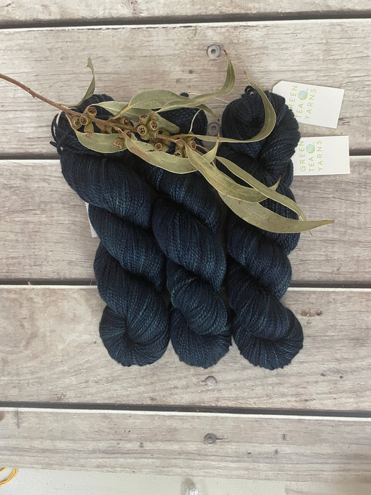 Deep Seas - 8 ply silk and merino - White Cloud DK