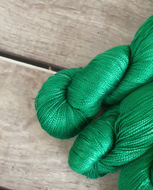Emerald Bay - 4 ply silk  - Ginseng f