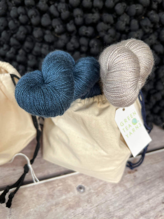 Calico Pouch Project Bag