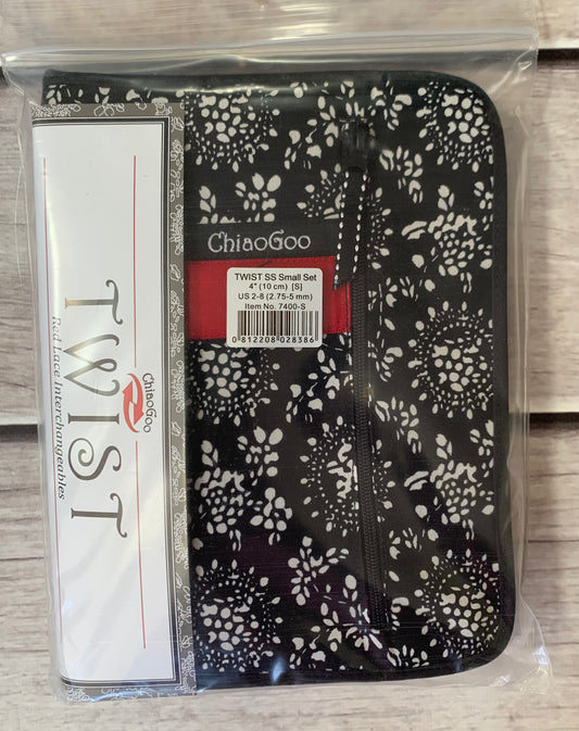 ChiaoGoo TWIST Red Lace Needle Small set - 4" (10cm) tips