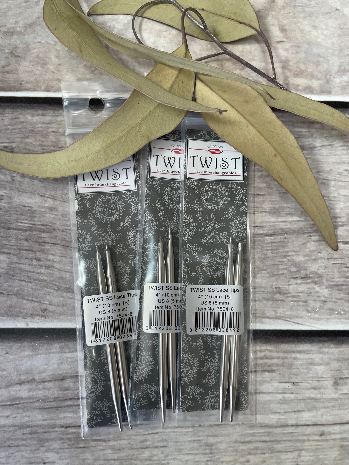 ChiaoGoo TWIST Red Lace Interchangeable Needle Tips - 4" - small