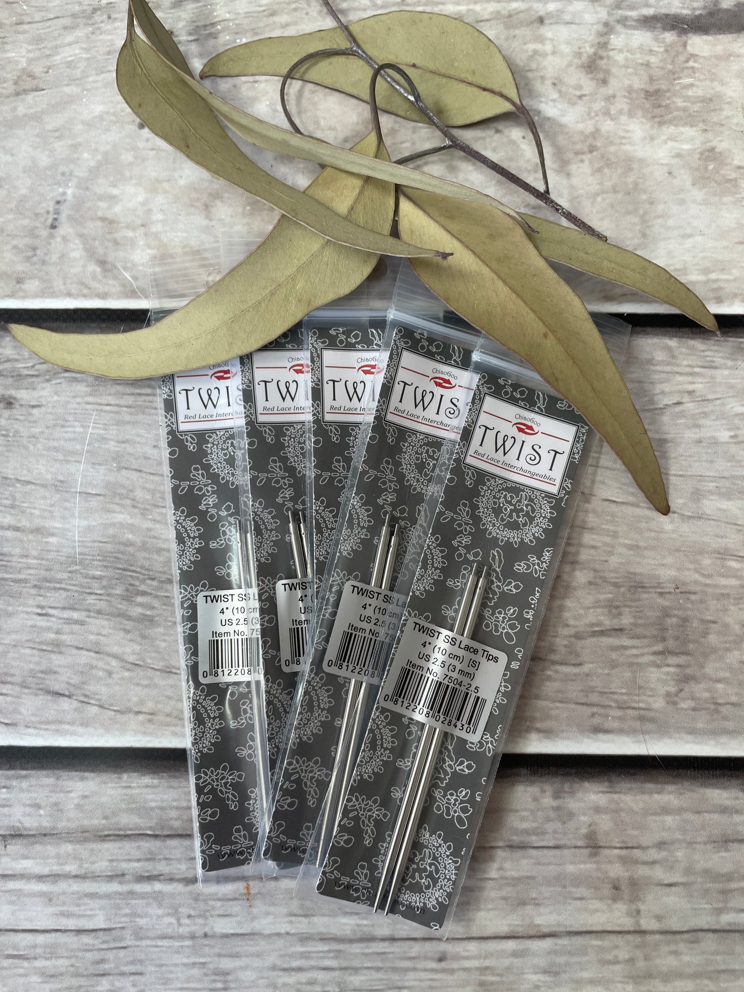 ChiaoGoo TWIST Red Lace Interchangeable Needle Tips - 4" - small