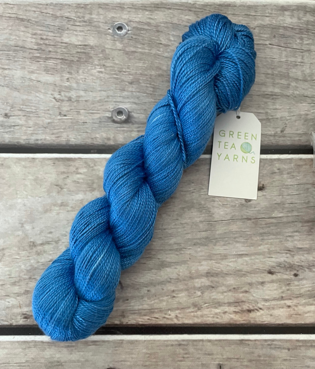 China Blue - 4 ply in Mulberry silk - Ginseng