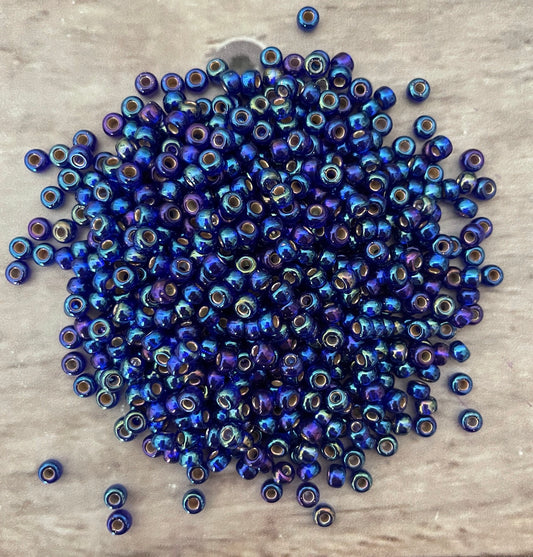 Miyuki 6 - Silver Lined Cobalt AB