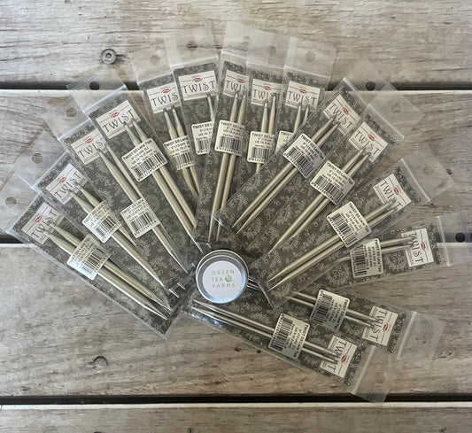 ChiaoGoo TWIST SS Lace Needle set - 5" tips - large