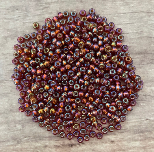 Miyuki 6 - Silver Lined Dark Topaz AB