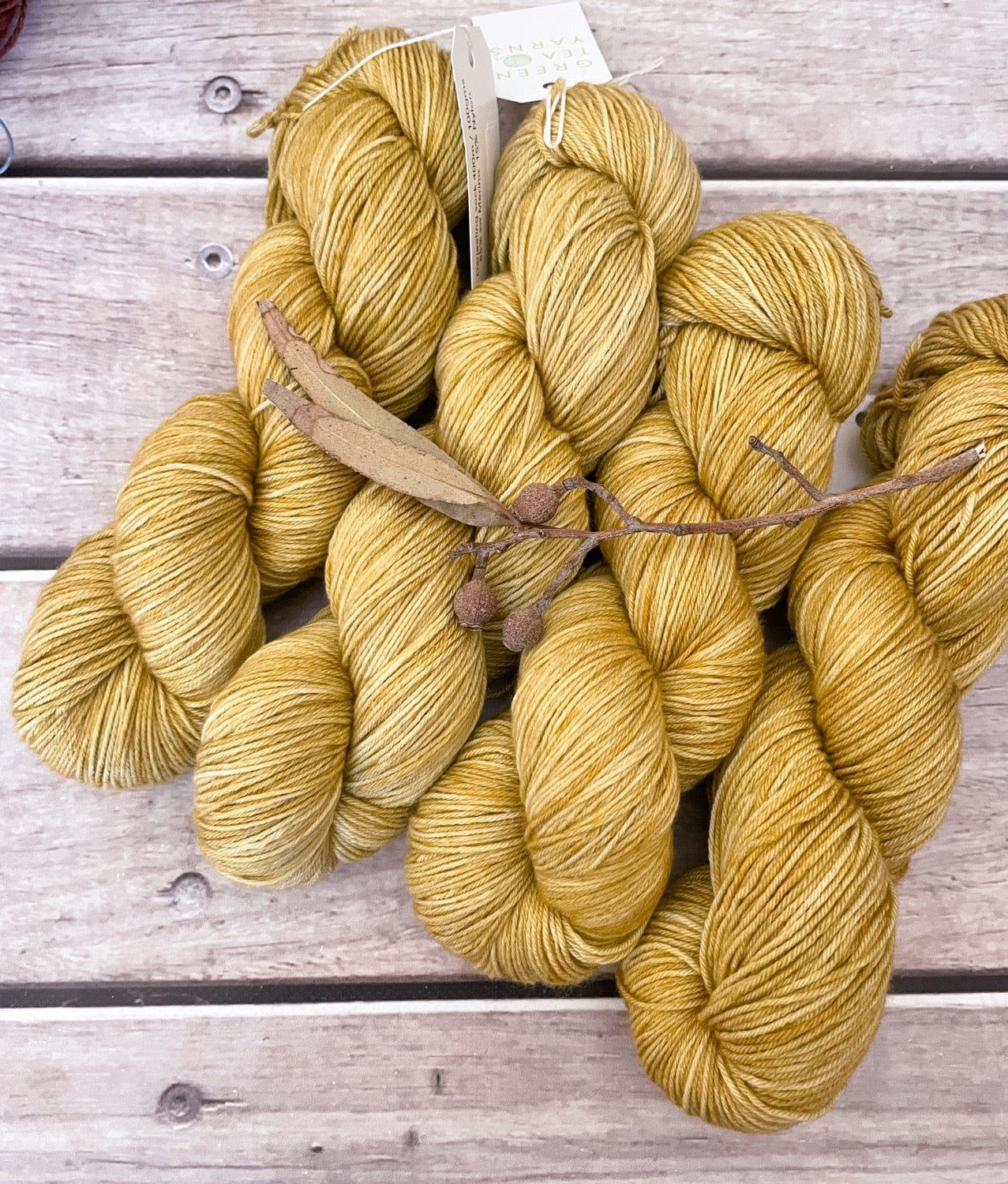 Uprising 4ply sock yarn in merino and nylon Darjeeling Green Tea