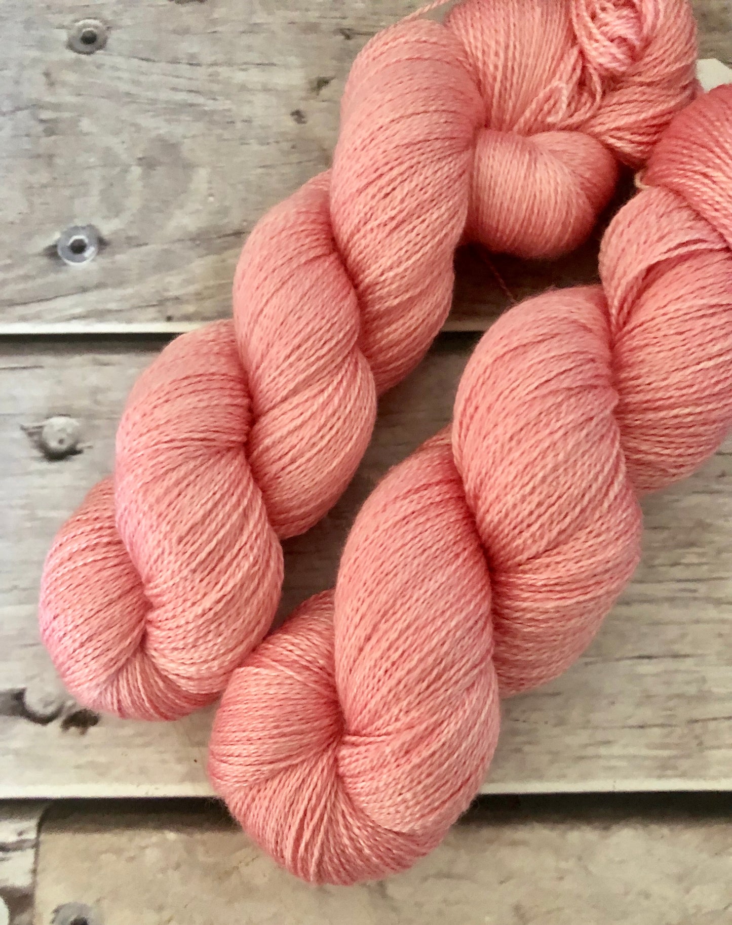 Faerie Spring - 3 ply in Mulberry silk and BFL