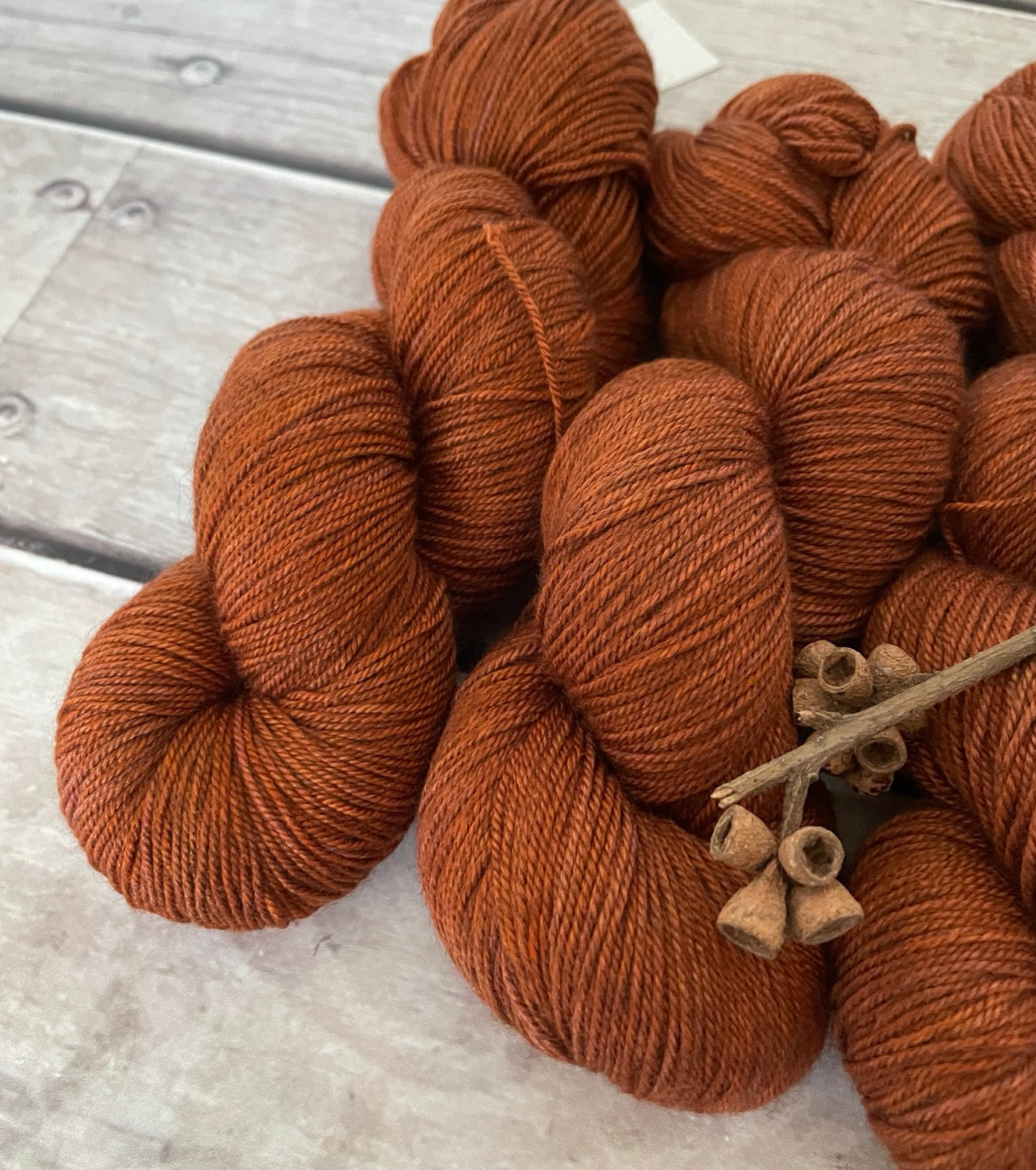 Red Kangaroo -  4 ply merino/silk/yak - Masala4