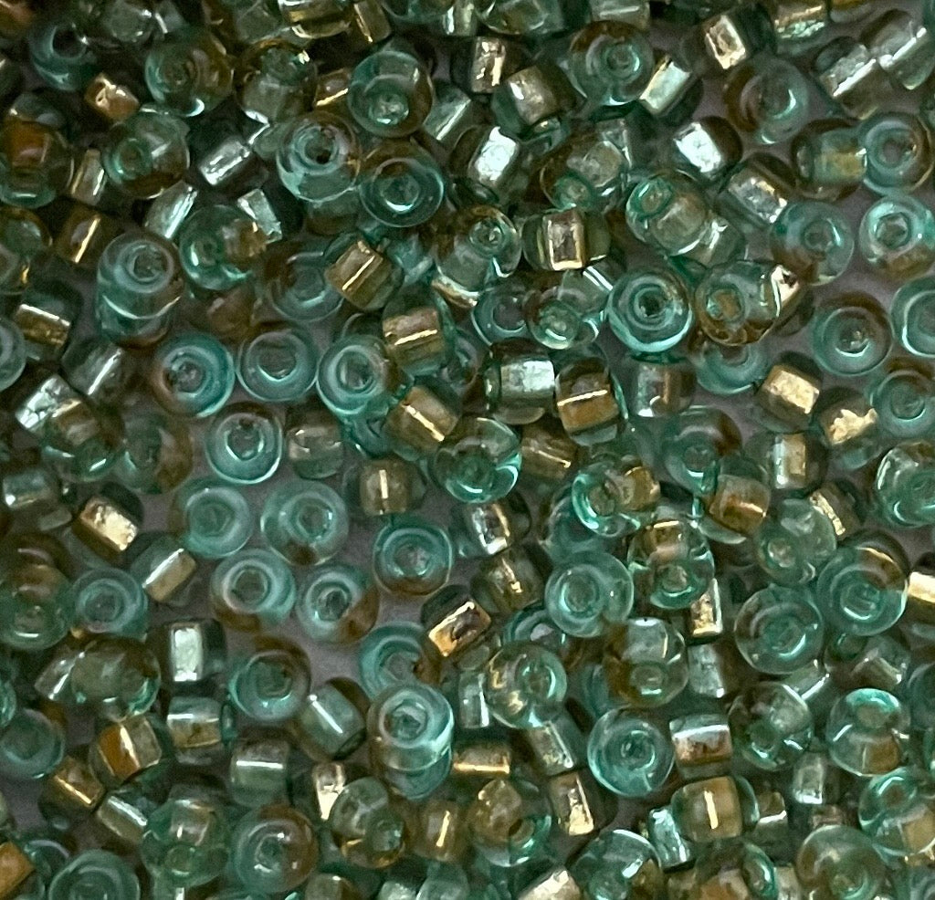Miyuki 6 - Rococo, Silver Lined Aqua Lt. Bronze
