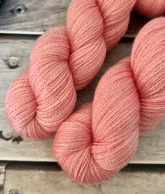 Faerie Spring - 3 ply in Mulberry silk and BFL