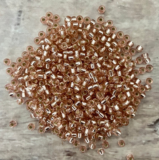 Miyuki 6 -Silver Lined Light Blush