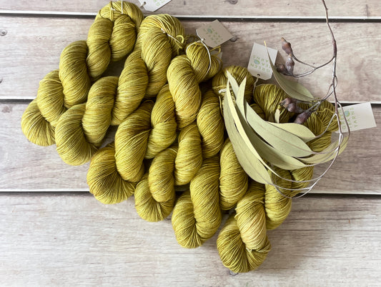 Tall Grass ooak - sock yarn in merino and nylon - Darjeeling