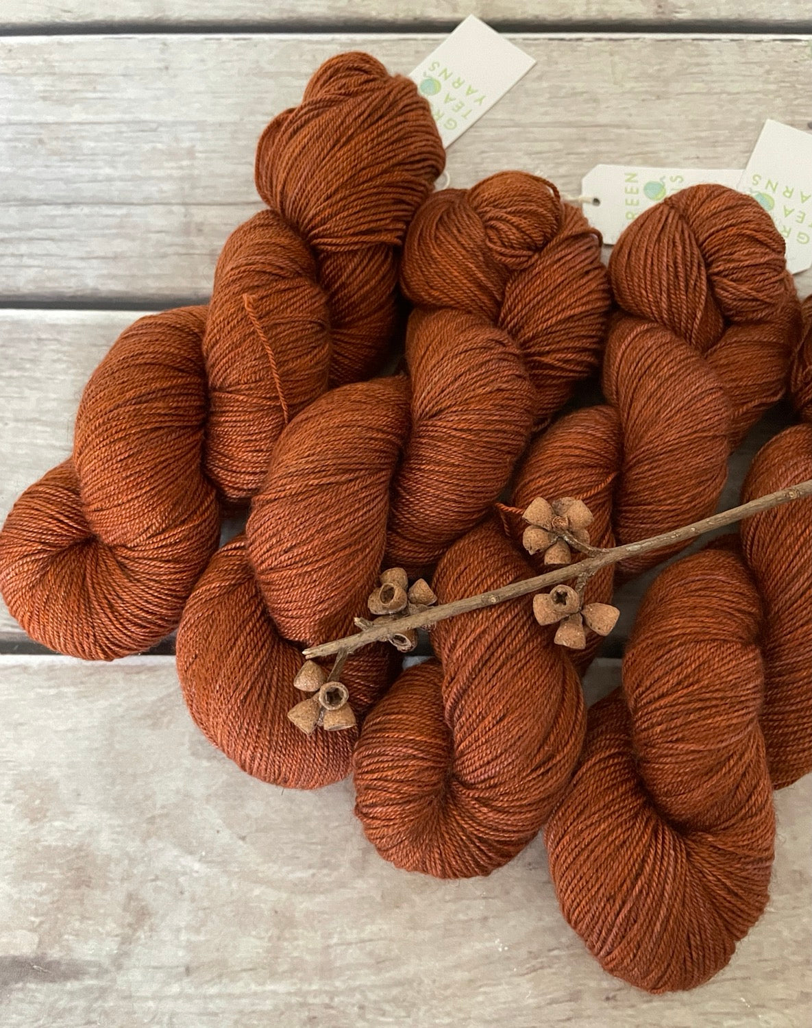 Red Kangaroo -  4 ply merino/silk/yak - Masala4