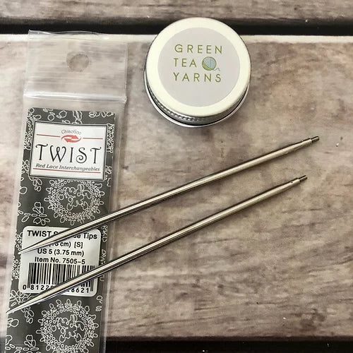 ChiaoGoo TWIST Red Lace Interchangeable Needle Tips - 5" - mini, small and large