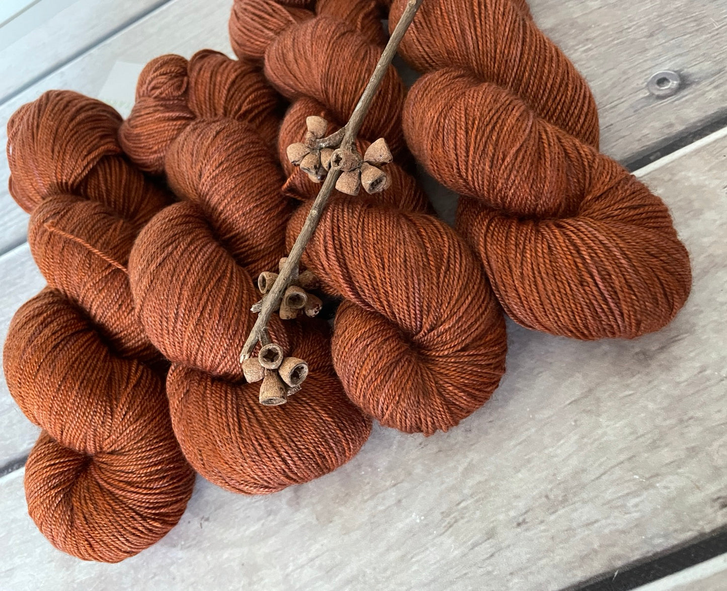 Red Kangaroo -  4 ply merino/silk/yak - Masala4