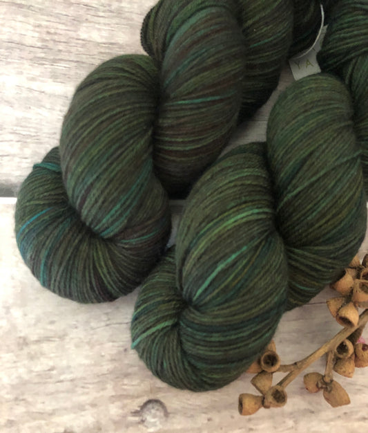 Mountain Fir - 4ply sock yarn in merino & nylon