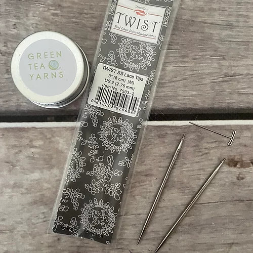 ChiaoGoo TWIST SS Lace Interchangeable Needle Tips - 3" - mini