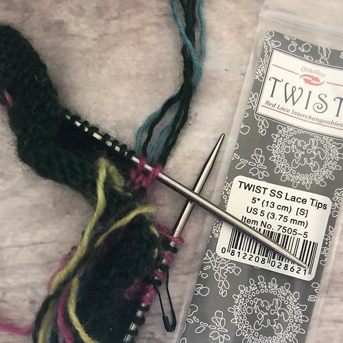 ChiaoGoo TWIST Red Lace Interchangeable Needle Tips - 5" - mini, small and large
