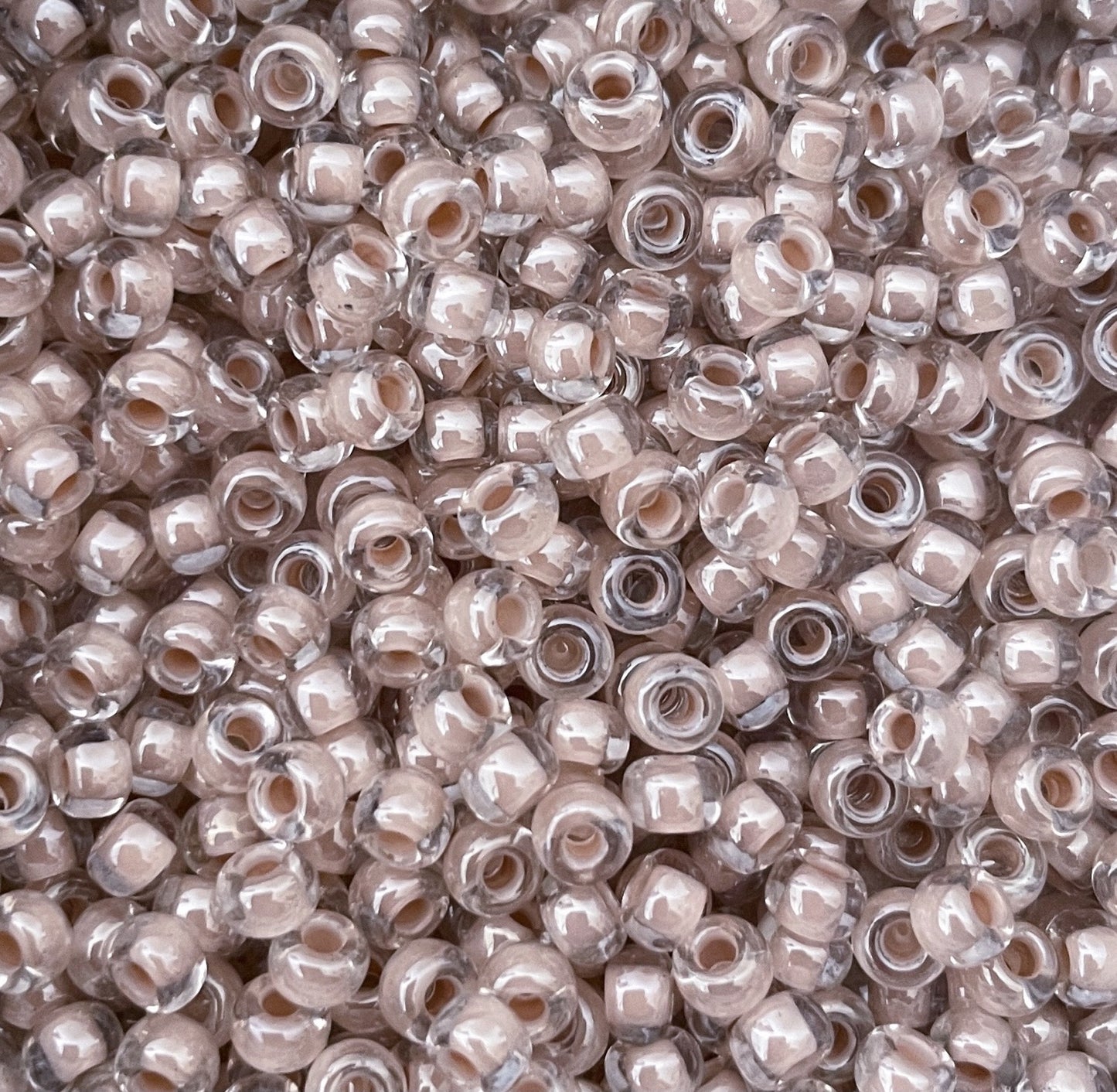 Miyuki 6 - Blush lined Crystal