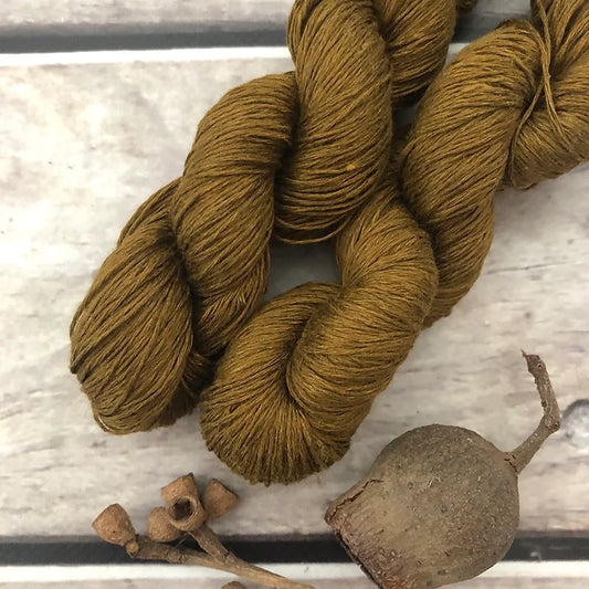 Yirrkala on Ceylon pure linen yarn - 50 gm skeins