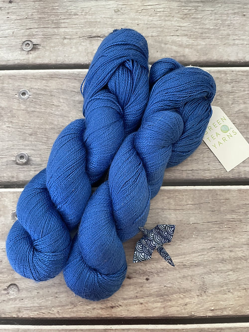 China Blue - 3 ply in Mulberry silk - Ginseng HL