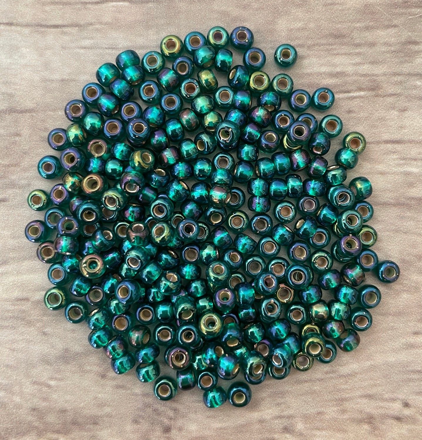 Miyuki 6 - Silver lined Emerald AB