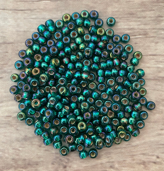 Miyuki 6 - Silver lined Emerald AB