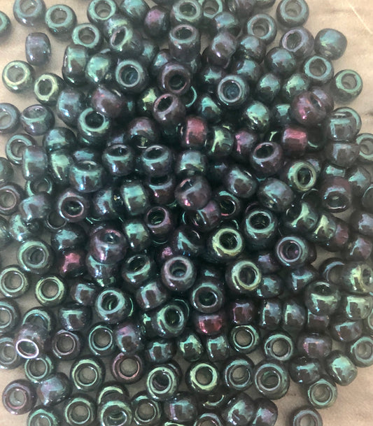 Miyuki 6 - Capri Blue Gold Lustre