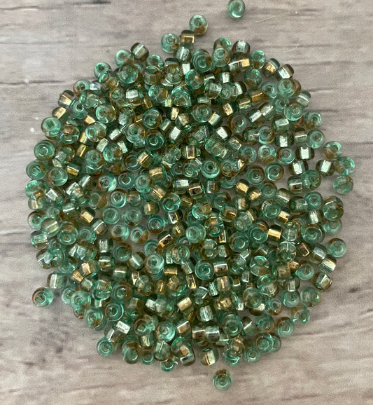 Miyuki 6 - Rococo, Silver Lined Aqua Lt. Bronze