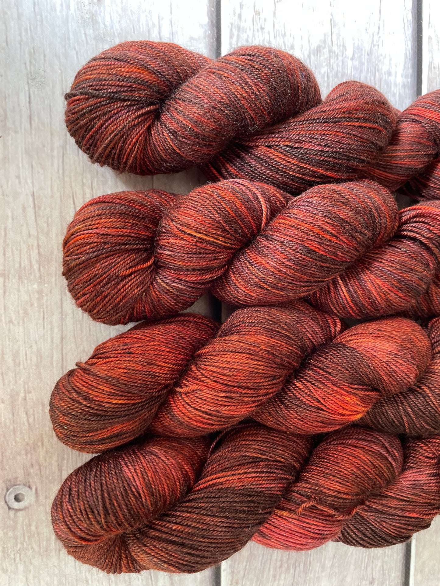 Red Dune - 4 ply silk / merino / cashmere - Assam