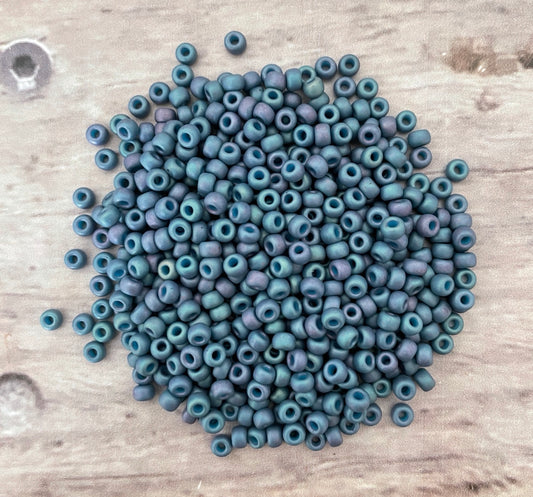 Miyuki 6 - Matte Steel Blue Luster