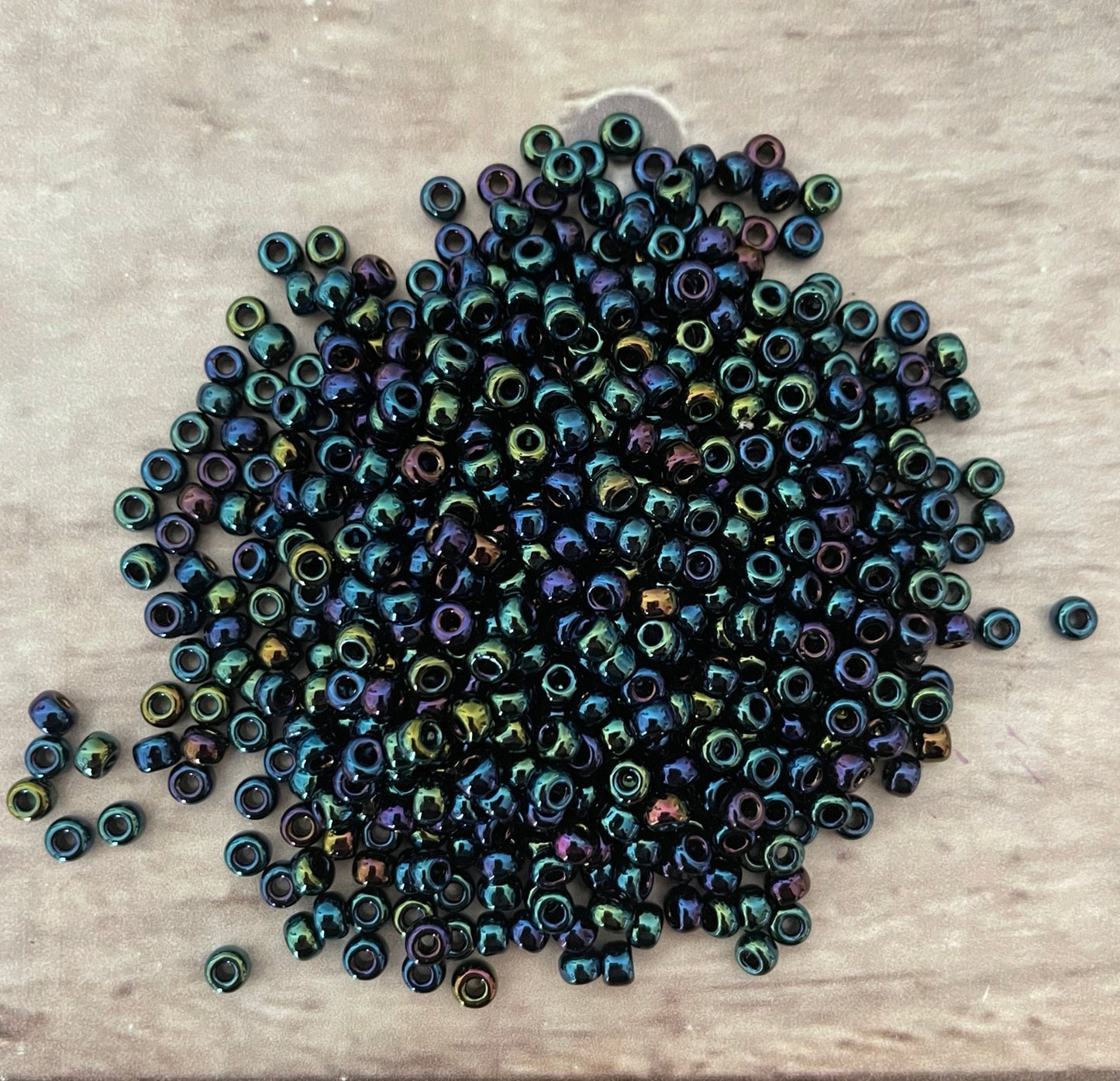 Miyuki 6 - Metallic Dark Blue Iris AB