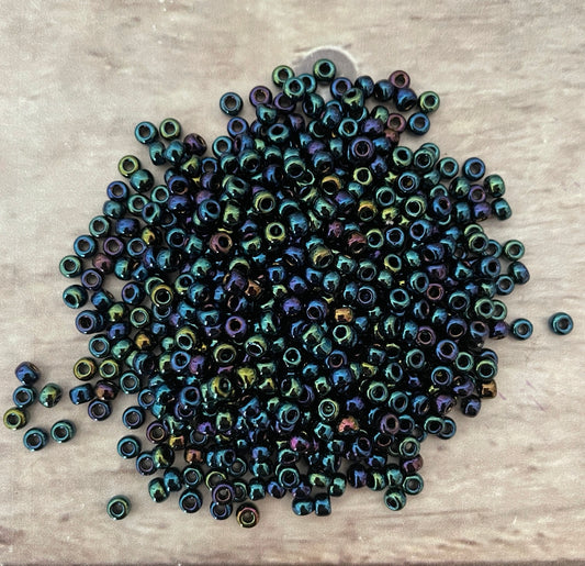 Miyuki 6 - Metallic Dark Blue Iris AB
